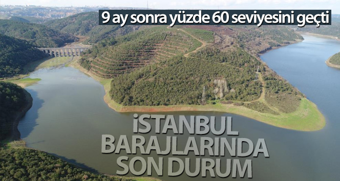 İstanbul’da barajların doluluk oranı yüzde 61’i geçti