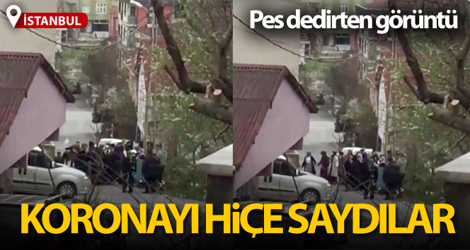 İstanbul’da pes dedirten görüntü: Korona tedbirlerini hiçe sayıp yol ortasında halay çektiler