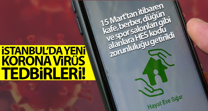 İstanbul’da yeni korona virüs tedbirleri!