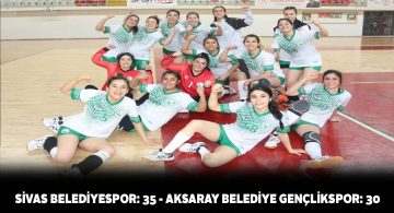 Sivas Belediyespor kadın hentbol takımı kendi evinde kazandı