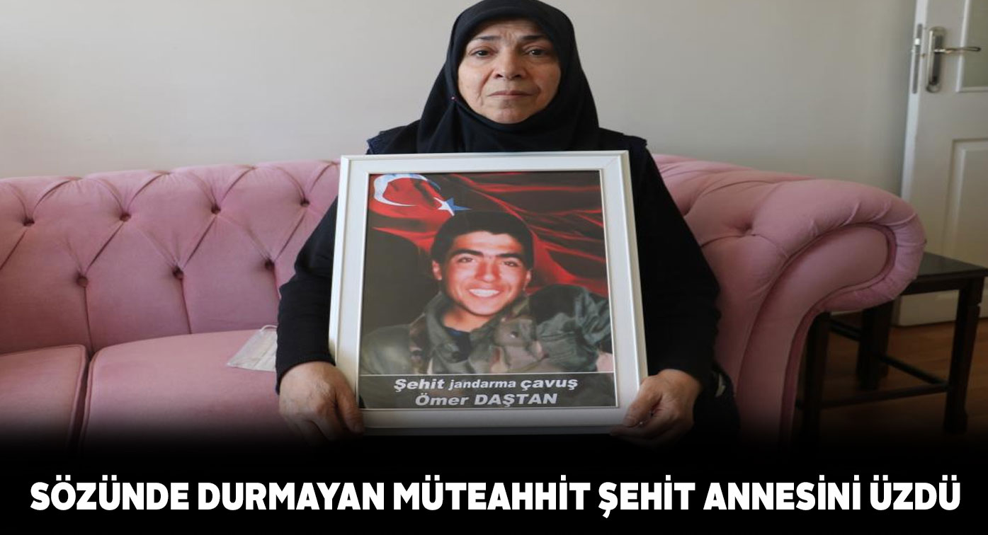 Şehit ailesi müteahhit yüzünden mağdur durumda