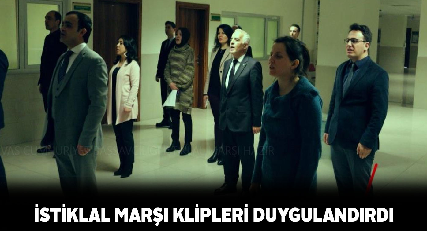 Öğrenciler ve Başsavcılık’tan duygulandıran İstiklal Marşı klipleri