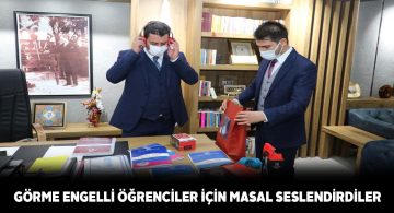 Öğretmen ve öğrenciler görme engelliler için seferber oldu