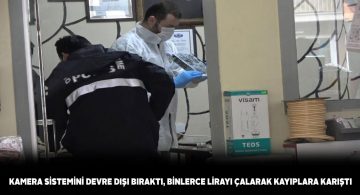 Profesyonel hırsız 12 bin 500 lirayı çaldı ve kayıplara karıştı
