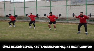 Sivas Belediye Kastamonu müsabakası için idmanlara devam ediyor