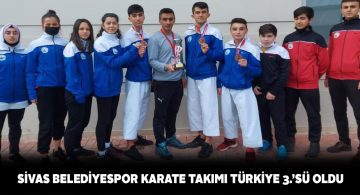 Sivas’ın genç karatecilerinden büyük başarı
