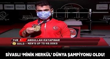 Sivaslı cep herkülünden dünya şampiyonluğu geldi