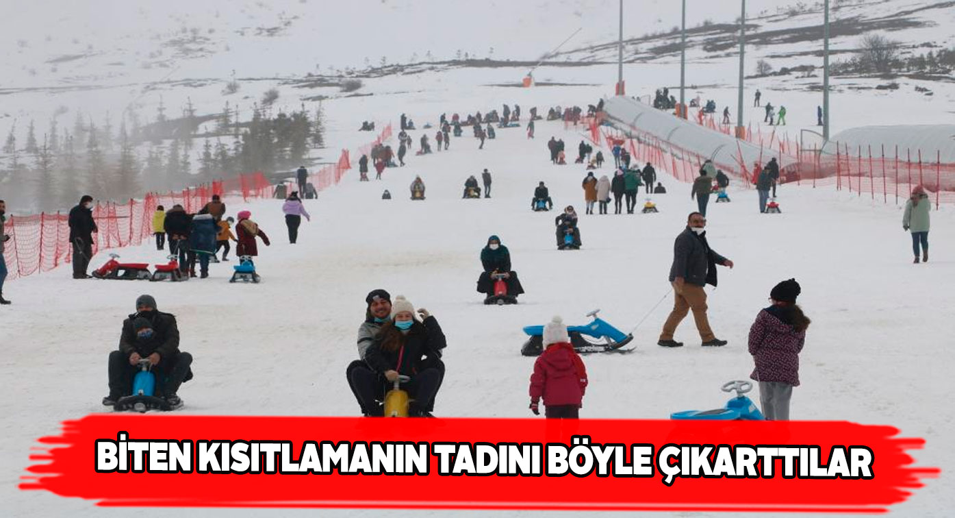 Sivaslılar kısıtlamaların kalkmasıyla Yıldız Dağı’na koştu