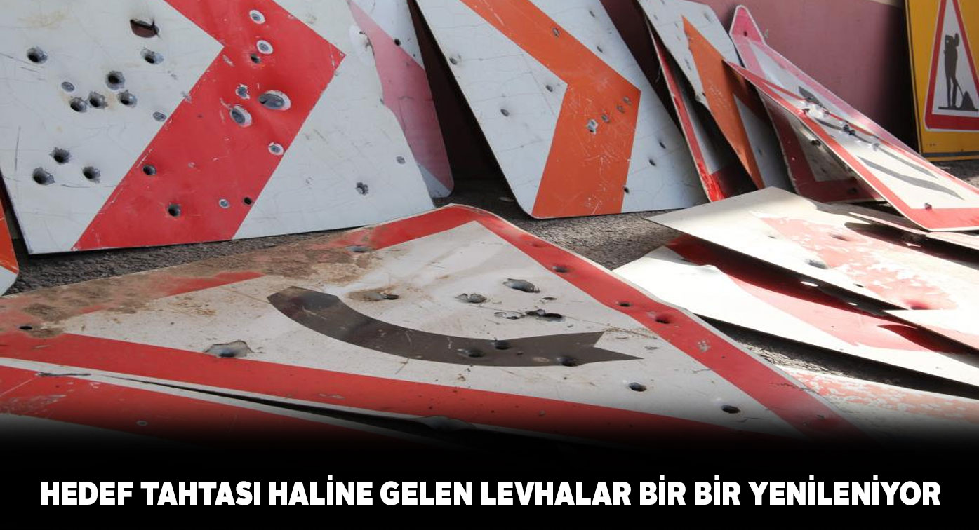 Sivas’ta 2020 yılında 11 bin trafik levhası yenilendi