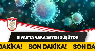 Sivas genelinde vaka sayılarında azalma devam ediyor