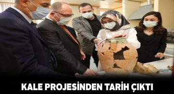 Yüzde 90’ı tamamlanan Kale Projesi’nden tarih fışkırıyor