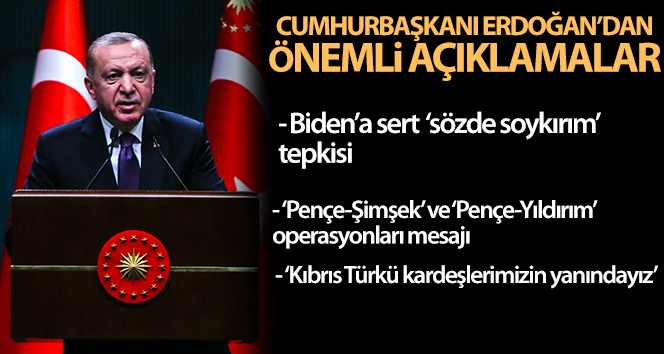 Cumhurbaşkanı Erdoğan: ‘Sınırlarımız ötesinde herhangi bir terör oluşumuna izin vermeyeceğiz’