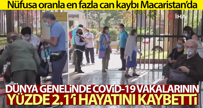 Dünya genelinde Covid-19 vakalarının yüzde 2.1’ü hayatını kaybetti