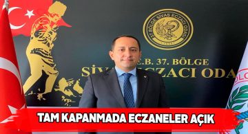 17 günlük kapanmada eczaneler açık olacak