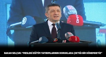 Milli Eğitim Bakanı Selçuk 18 eğitim yatırımının açılışını yaptı