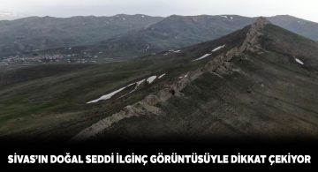 Gelenli köyündeki doğal set görenleri şaşkınlığa uğratıyor