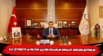 Sivas’ta 2021’in ilk üç ayında ihracat artış gösterdi