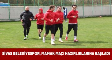Sivas Belediyespor Mamak maçına hazırlanıyor