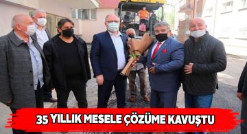 Mevlana Mahallesi’nin 35 yıllık problemleri çözüldü