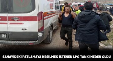 Organize Sanayi’de patlama meydana geldi