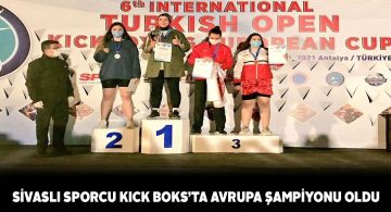 Sivaslı Şeyma Nur kick boksta Avrupa şampiyonu oldu