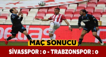 Kırmızı-beyazlılar evinde Trabzonspor ile berabere kaldı