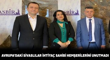 ASBİR’den Sivaslı muhtaç ailelere alışveriş kartı hediyesi