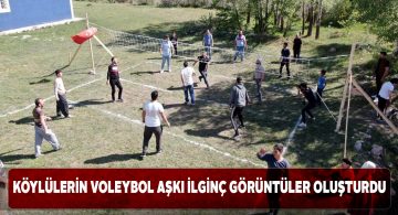 Hacımirza köyünde voleybol tutkusu sınır tanımıyor