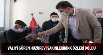 Vali Ayhan’dan huzurevi sakinlerine bayram ziyareti