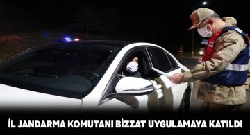 Jandarma Komutanından yol arama uygulaması
