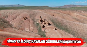 Mantar şeklindeki kayalar yerli ve yabancı turistleri bekliyor