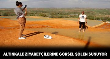 Pamukkale’nin kardeşi ‘Altınkale’ye vatandaşlardan yoğun ilgi