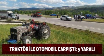 Suşehri ilçesindeki trafik kazasında 5 yaralı