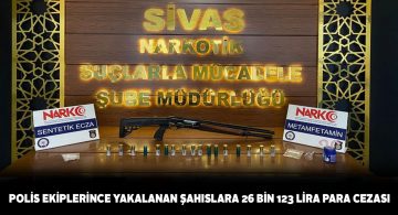 Sivas’ta sokak satıcıları ve torbacılara operasyon