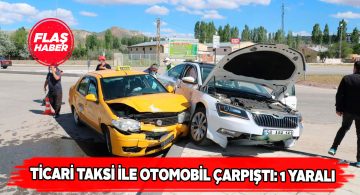Sivas merkezdeki trafik kazasında 1 yaralı