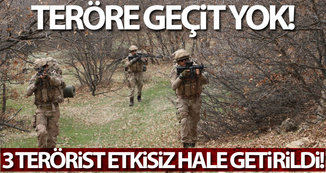 Tunceli’de 3 terörist etkisiz hale getirildi, operasyon sürüyor