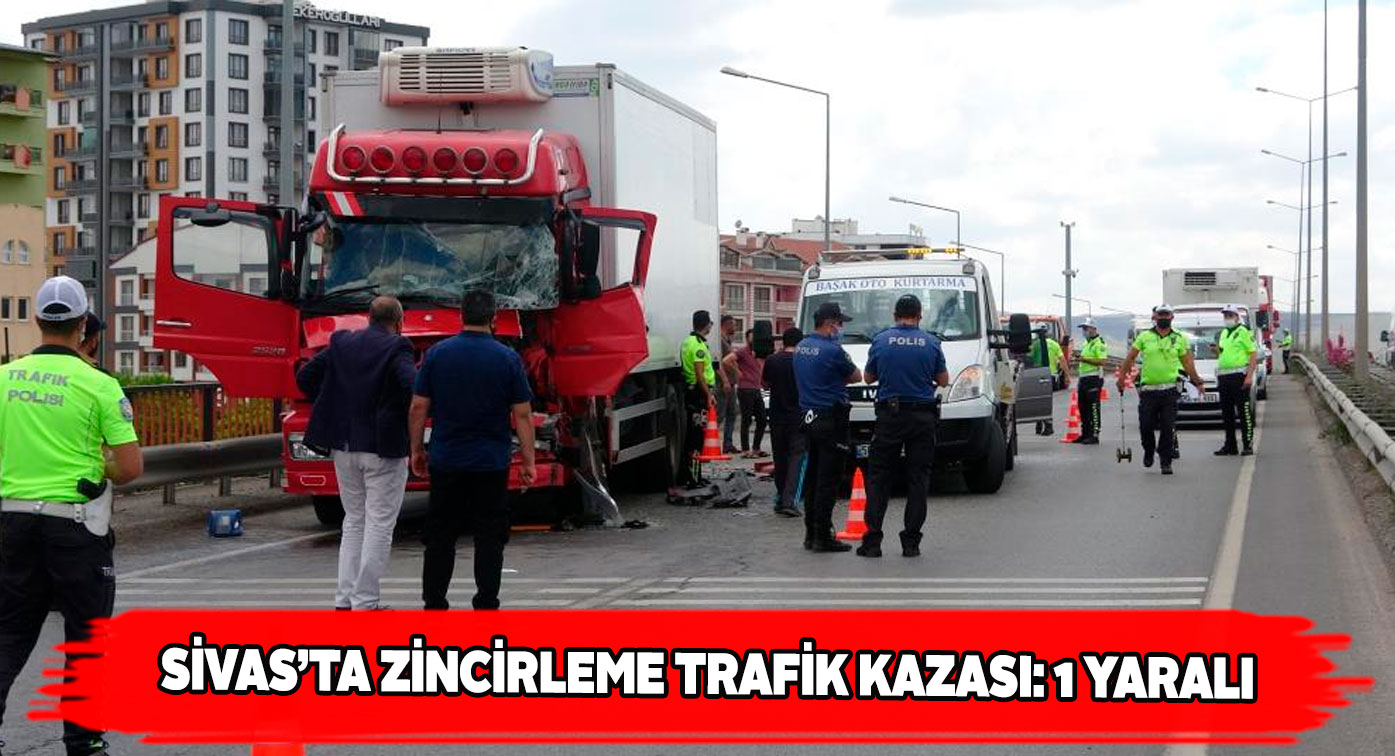 Beş aracın karıştığı zincirleme kazada 1 yaralı