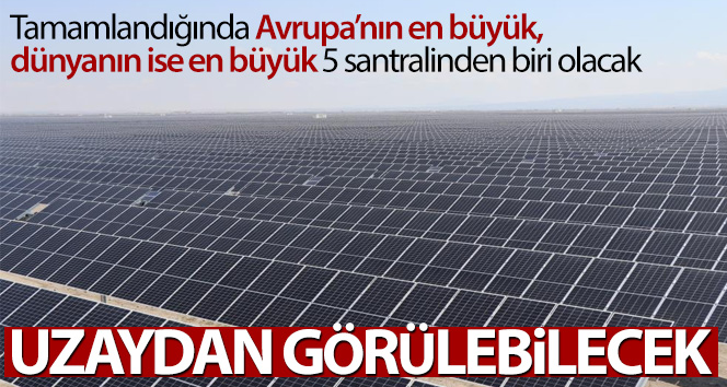 Dev güneş santralinin SCADA binasının temeli bakanların katılımıyla atıldı