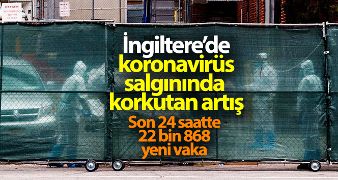 İngiltere’de 30 Ocak’tan bu yana en yüksek günlük vaka