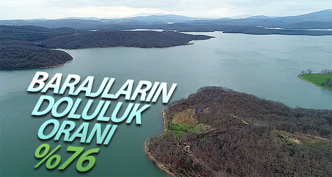 İstanbul’da barajların doluluk oranı yüzde 76