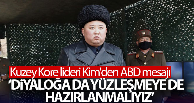 Kuzey Kore lideri Kim’den ABD mesajı: ‘Diyaloğa da yüzleşmeye de hazırlanmalıyız’
