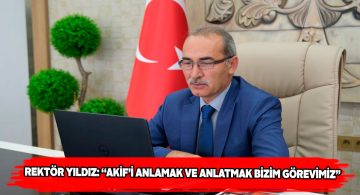 Mehmet Akif Ersoy için Cumhuriyet Üniversitesi’nden program