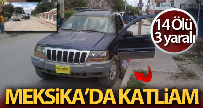 Meksika’da katliam: 14 ölü, 3 yaralı