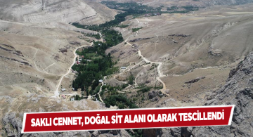Şuğul Vadisi ‘Nitelikli Doğal Koruma Alanı’ oldu
