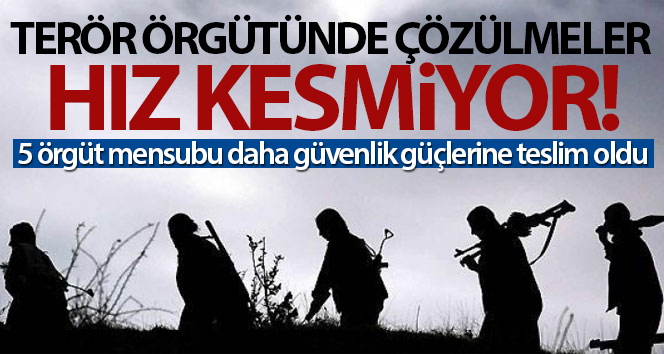 Terör örgütü PKK’da çözülmeler devam ediyor