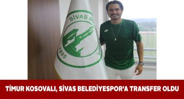 Timur Kosovalı yeşil-beyazlı formayı giydi