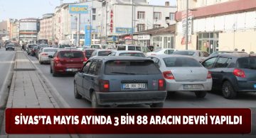 Sivas’ta trafiğe kayıtlı 168 bin araç bulunuyor