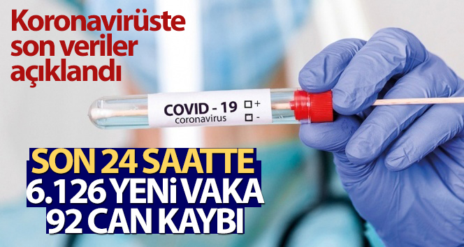 Türkiye’de son 24 saatte 6.126 koronavirüs vakası tespit edildi