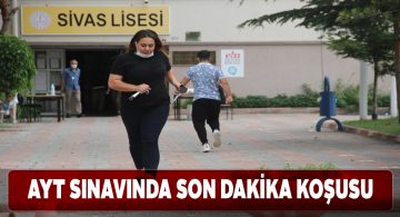 Üniversite sınavında geç kalma manzaraları