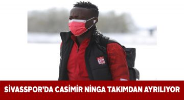 Yiğidolarda Casimir Ninga ile yollar ayrılıyor